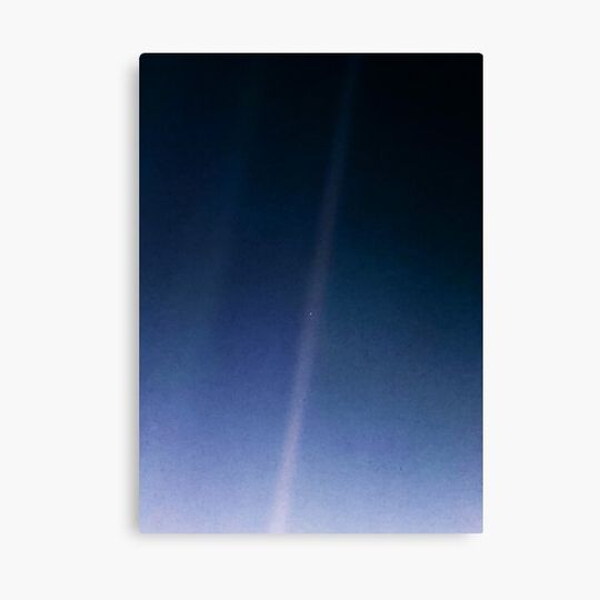 Pale Blue Dot — Voyager 1 ⛔ 2020 revision Canvas