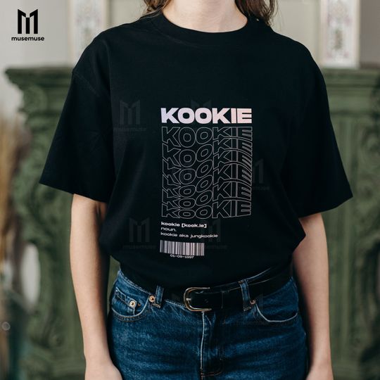 BTS Jungkook Kookie T-shirt | JK | Jungkook | BTS Inspired | Army | Kpop