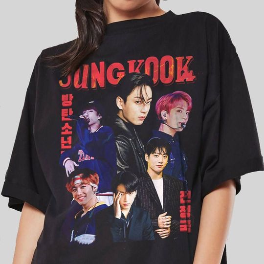 Jungkook bts Bangtan Jeon Jungkook T-Shirt, BTS Shirt, BTS Group shirt, Vintage Jungkook Shirt, BTS Vintage Tshirt Sweatshirts Hoodie Tank