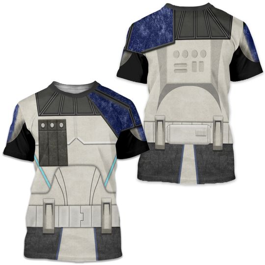 Captain Rex Shirt, Star Wars Costume 3D tshirt