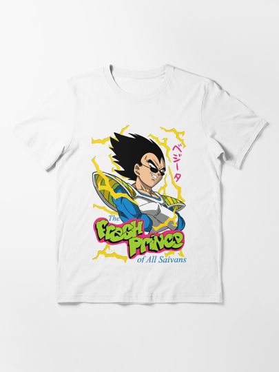 Dragon Ball Fresh prince of all saiyans | Essential T-Shirt 