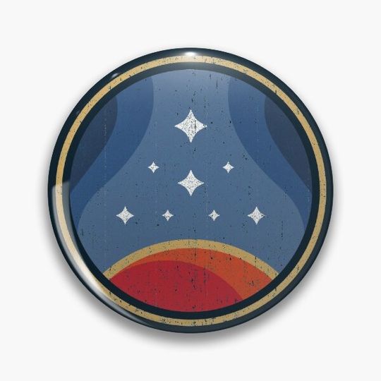 Constellation Badge - Starfield (Chest Pocket) Pin Button