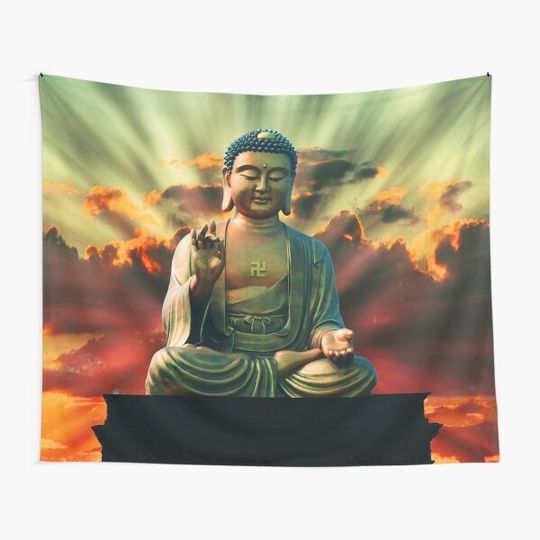 Buddha Sunrise Tapestry