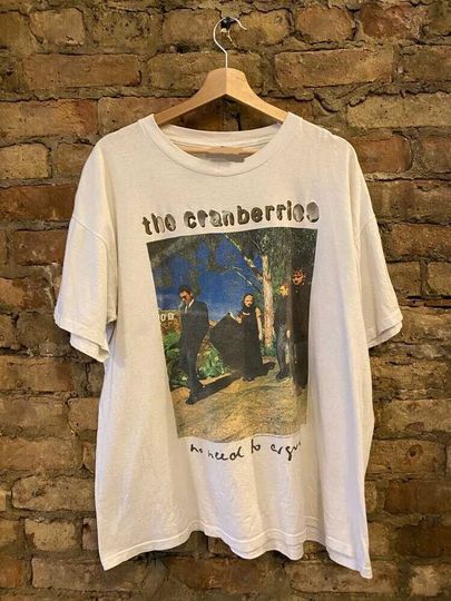 Vintage 1995 The Cranberries Shirt, The Cranberries No Need To Argue Unisex Tour Shirt