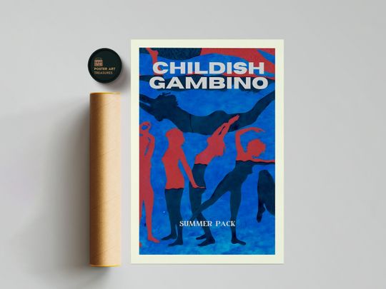 Childish Gambino Summer Pack Album Poster