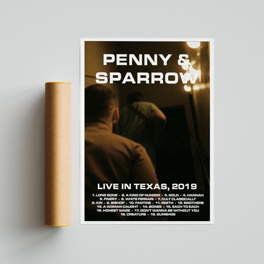 Penny and Sparrow - Live in Texas, 2019 Album Poster