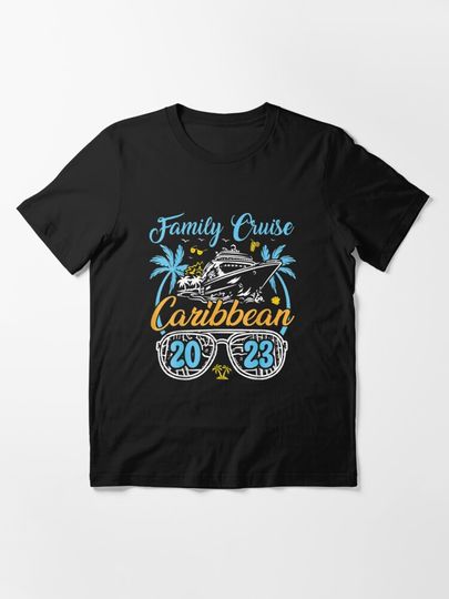 Family Cruise Caribbean 2023 Summer Matching Vacation 2023 | Essential T-Shirt 