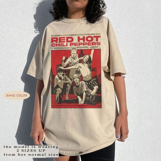 Red Hot World Tour 2023 Shirt, Chili Peppers Tour 2023, RHCP 2023 Merch