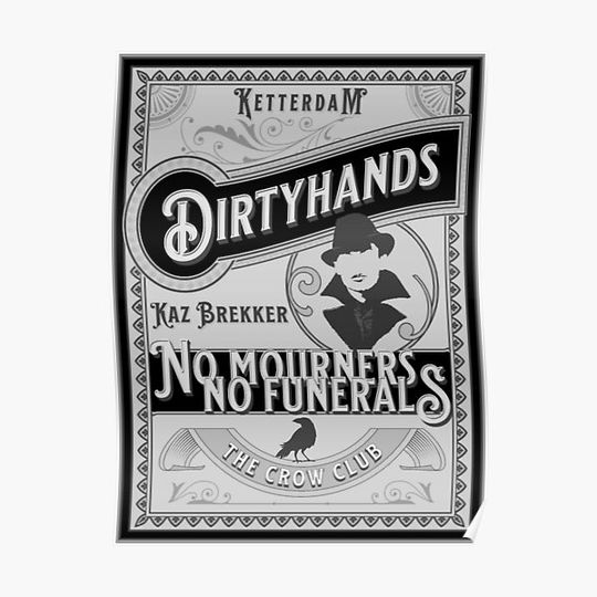 Kaz Dirtyhands Brekker Premium Matte Vertical Poster