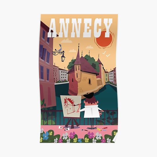 Annecy Poster Premium Matte Vertical Poster