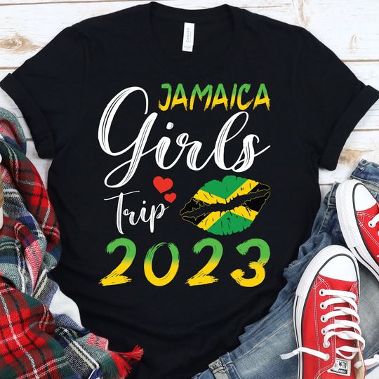 Jamaica Girls Trip 2023 Shirt, Summer Vacation Trip Shirt, Girls Weekend Tee, Vacation 2023 Girls Party Trip, Jamaica Trip T-Shirt