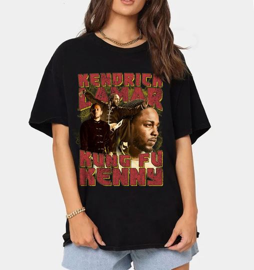 Kung Fu Kenny T-Shirt, Kendrick Lamar Vintage Shirt, Kendrick Lamar Vintage Hip-Hop T-Shirt