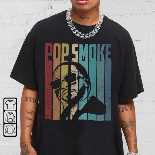 Pop Smoke Shirt, Pop Smoke Retro Tee, Hip Hop Shirt, Pop Smoke Retro
