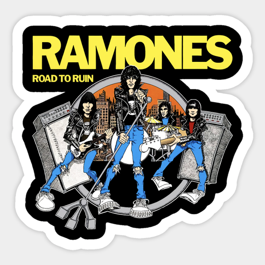 Roud to tour - Ramones - Sticker