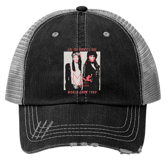 Milli Vanilli World Tour 1989 Trucker Hats