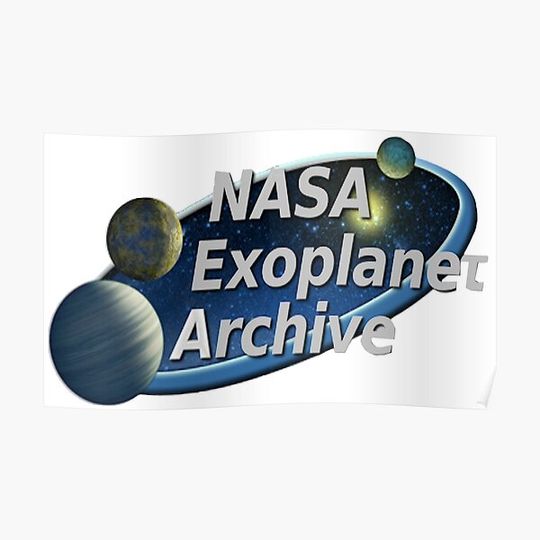 NASA Exoplanet Archive Logo Premium Matte Vertical Poster