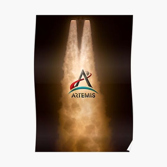 Artemis Launch Premium Matte Vertical Poster