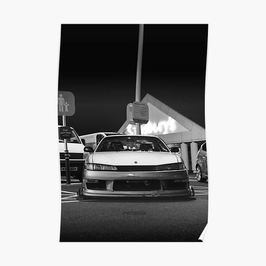 Nissan Silvia S14 Premium Matte Vertical Poster