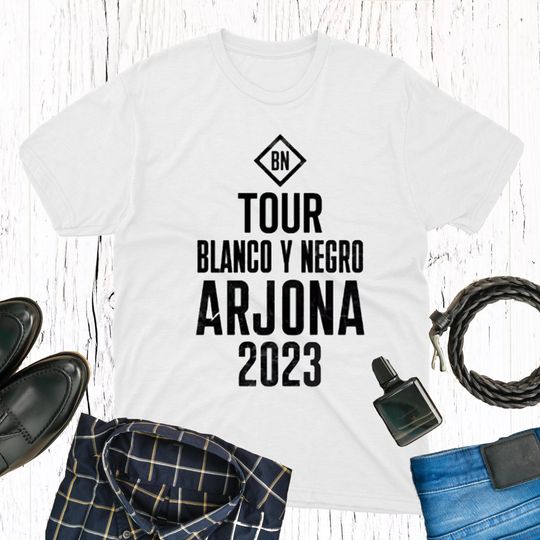Black and Black Arjona Back 2023 Shirt