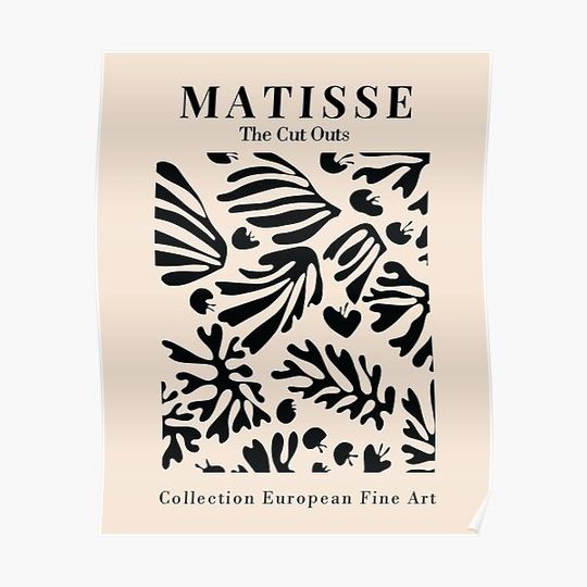 Matisse Cut Outs Premium Matte Vertical Poster