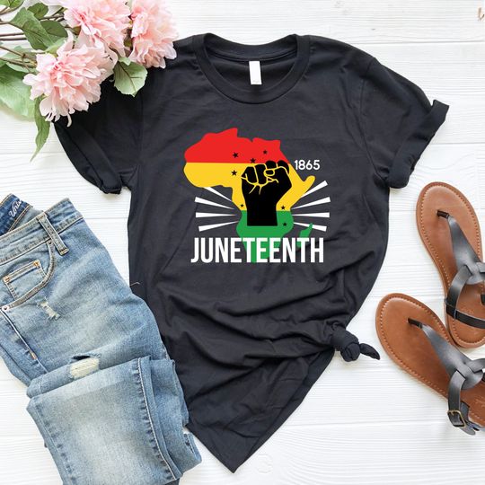 Juneteenth Afro American Freeish T Shirt, Since 1865 Gift Shirts, 2023 Independence Day