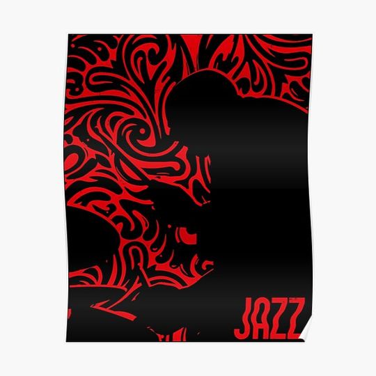 That's My Tempo! - Jazz Drummer T-Shirt Premium Matte Vertical Poster