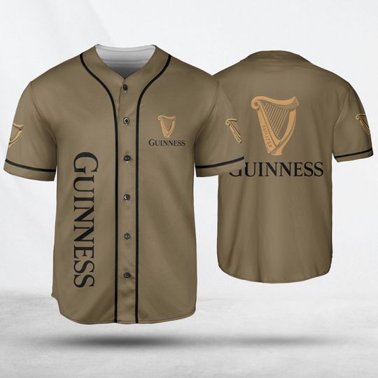 Guinness Baseball Jersey Shirt, Jersey Lover Beer shirt