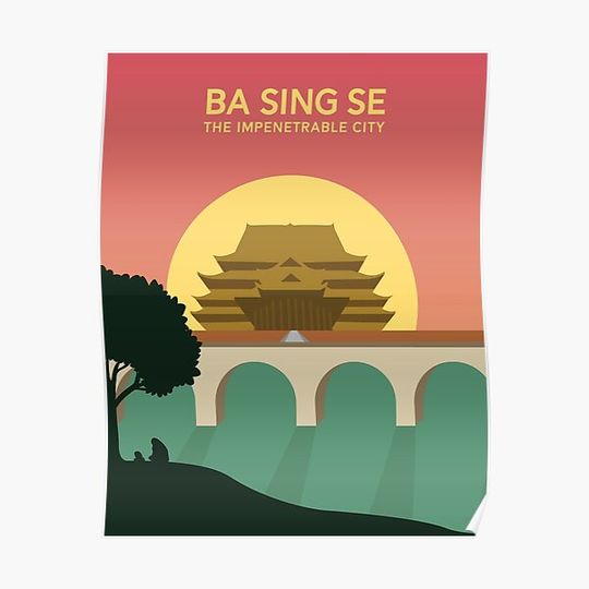 Ba Sing Se Travel Poster Premium Matte Vertical Poster