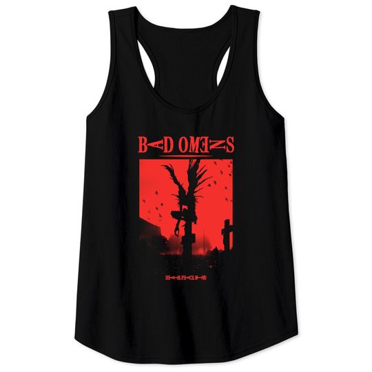 Bad Omens Band Shinigami 2022 2023 Tank Tops, A Tour Of The Concrete Jungle Tour 2022 2023