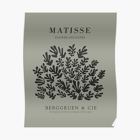 La Gerbe Matisse Premium Matte Vertical Poster