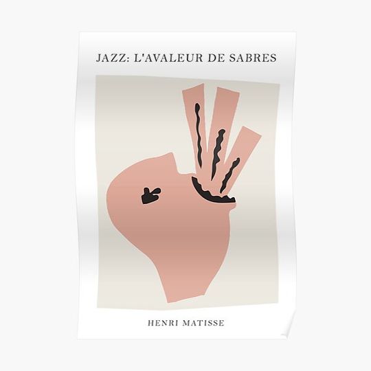 Henri Matisse - Jazz Series: L'avaleur de sabres #32 Premium Matte Vertical Poster