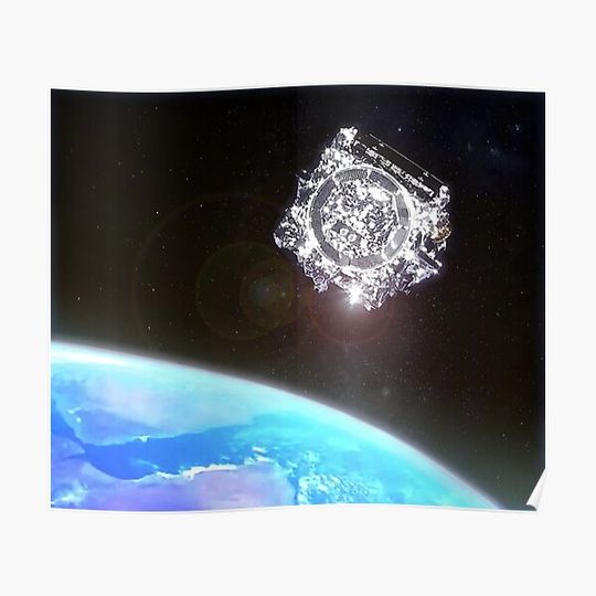 James Webb Space Telescope Last Picture Premium Matte Vertical Poster