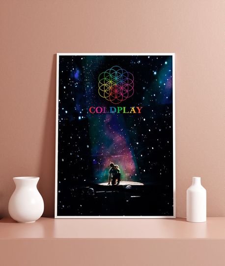 Coldplay World Tour 2023 Music Of The Spheres Poster