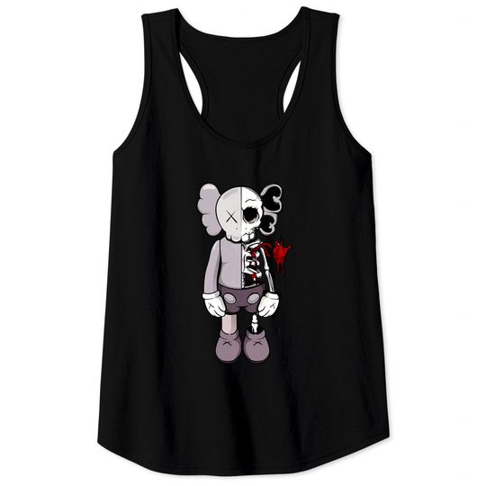 Kaws Tank Tops, Kaw Tank Tops, Kaws Tank Tops, Kaw Clothing, Kaw with Heart