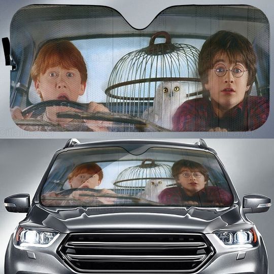 Harry Potter Car Sunshade, Harry Potter Lover, Harry Potter Auto Sunshade