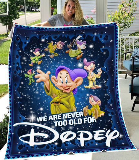 Disney Dopey The Seven Dwarfs Blanket