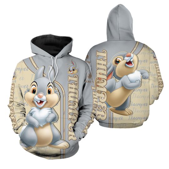 Thumper Rabbit Bambi Disney 3D Hoodie