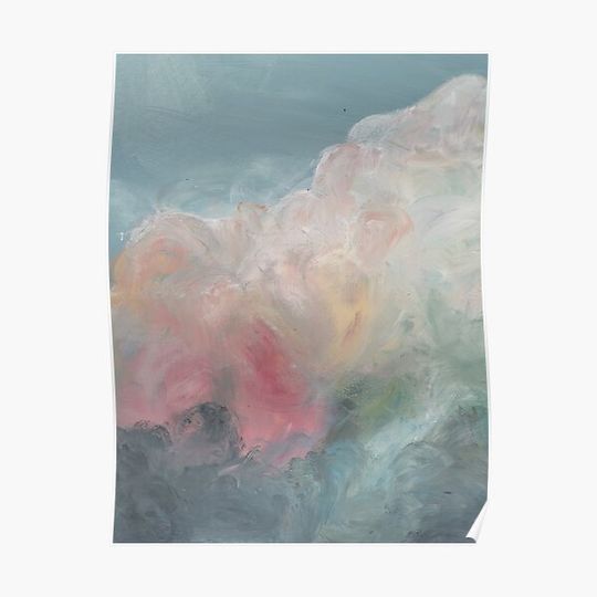 Abstract Clouds Premium Matte Vertical Poster