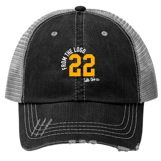 caitlin clark 22 from the logo Iowa Basketball player Print Trucker Hats
