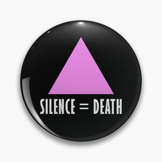 Silence = Death Pin Button