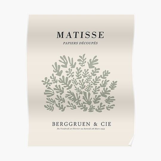Henri Matisse Exhibition, The Sheaf, La Gerbe Premium Matte Vertical Poster