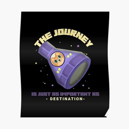 Life's Odyssey: Embrace the Journey T-Shirt Premium Matte Vertical Poster