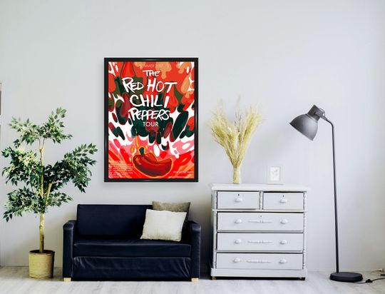 Red Hot Chili Peppers Tour Wall Art - Red Hot Chili Peppers Art - World Tour Wall Art, RHCP Poster