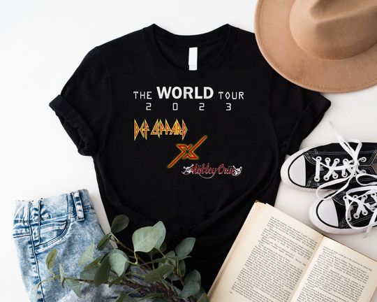 Def Leppard X M-Crue The World tour 2023 T-Shirt, Def Leppard Shirt