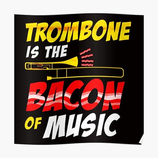 Trombone Premium Matte Vertical Poster