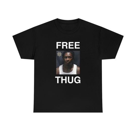 FREE THUG Young Thug Mugshot T-shirt