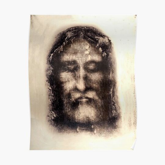 The Most Holy Face of Jesus Premium Matte Vertical Poster
