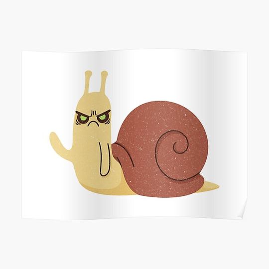Possessed snail Premium Matte Vertical Poster