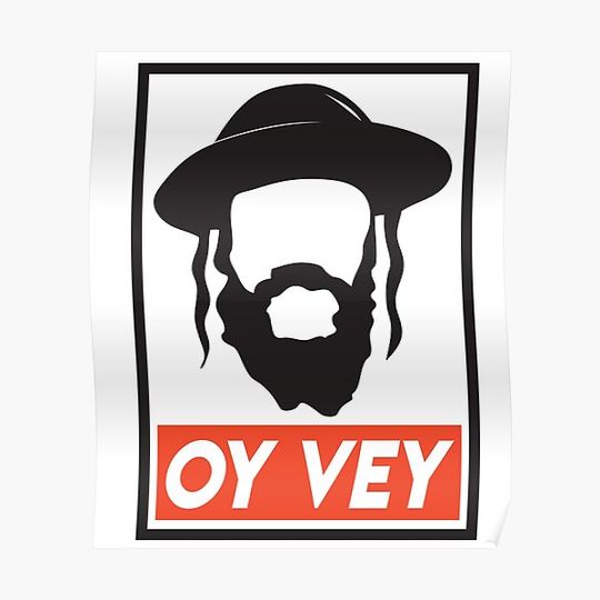 Oy Vey - Jewish Premium Matte Vertical Poster