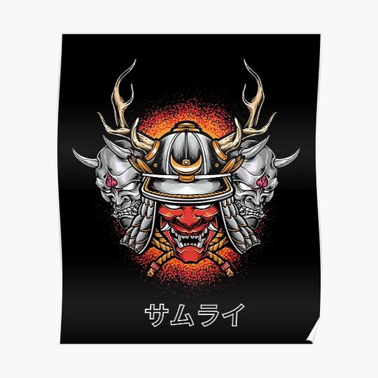 samurai Premium Matte Vertical Poster